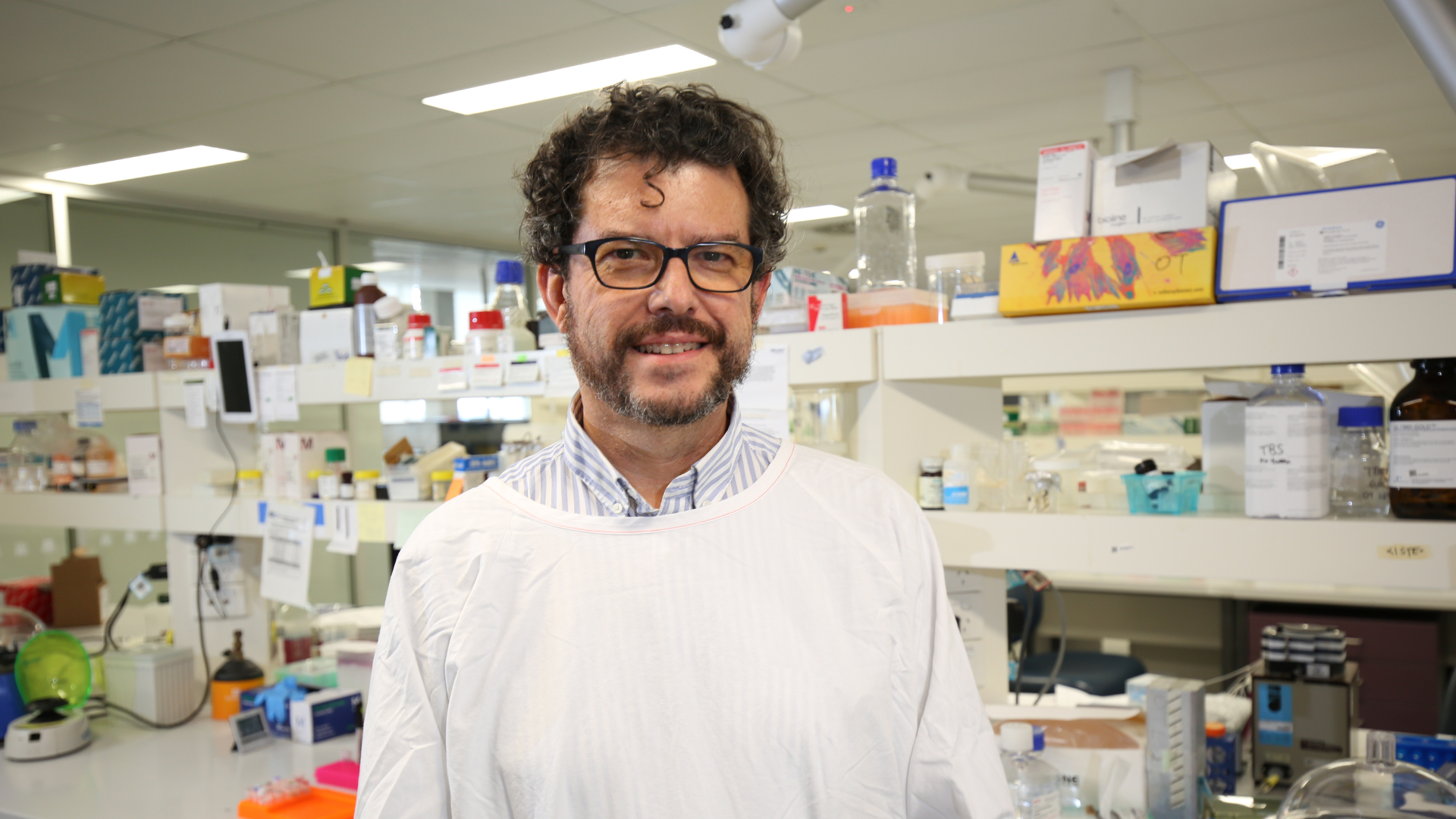 researcher in lab