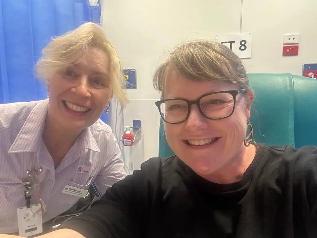 Female patient experience officer with female patient