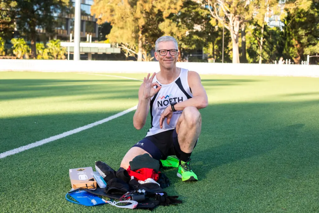 John Barnard-Richardson preparing for 106km Ultra Trial Run to raise funds for aged care