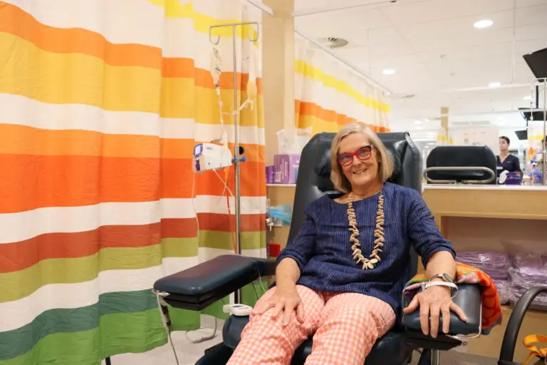 Julie Fidler in the Haematology department