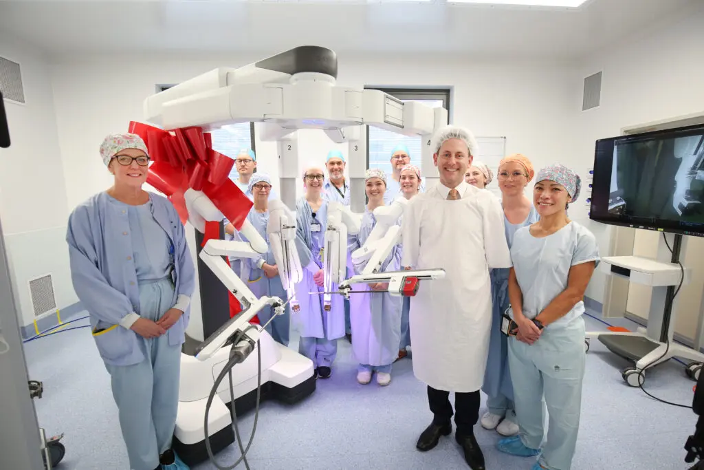 Dr Kai Brown and RNSH Staff