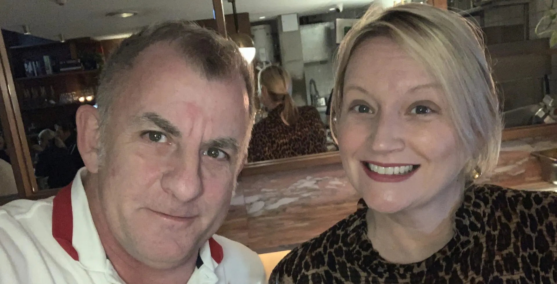 Andrew and his wife Caroline