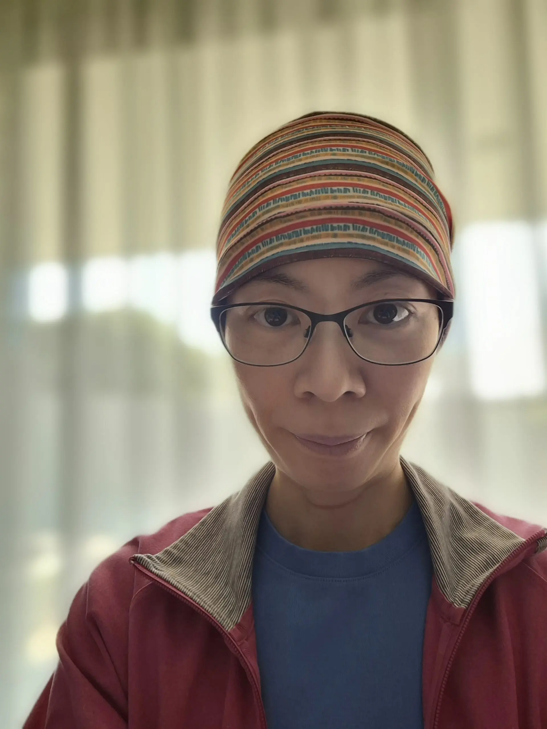 Woman post cancer treatment