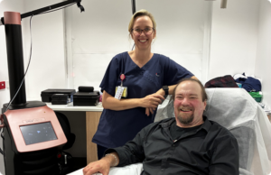 Andrew and Nurse Unit Manager Sally