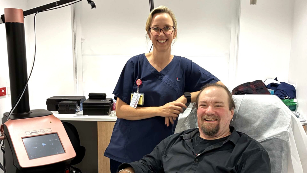 Andrew and Nurse Unit Manager Sally