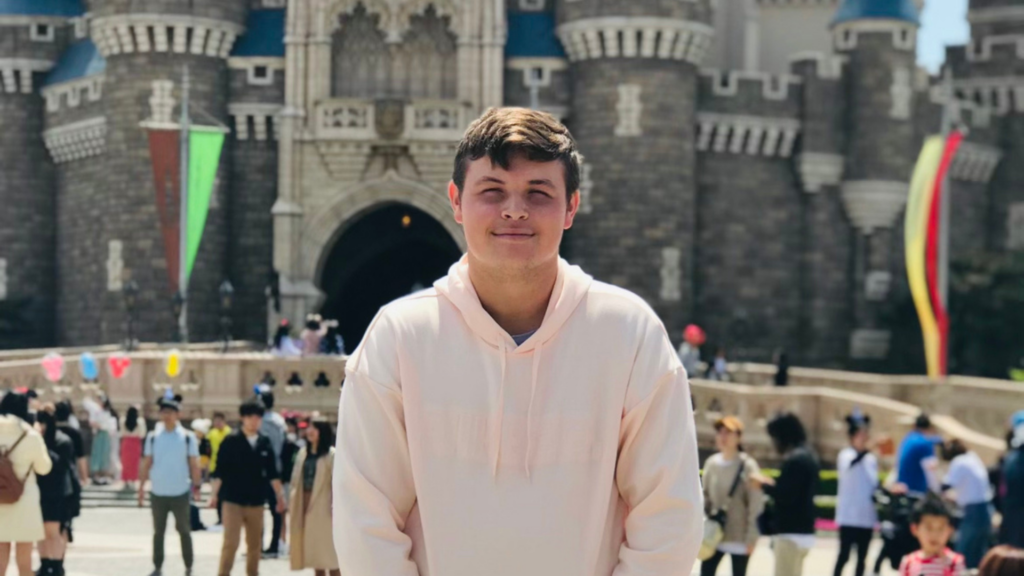 Nicholas on holiday