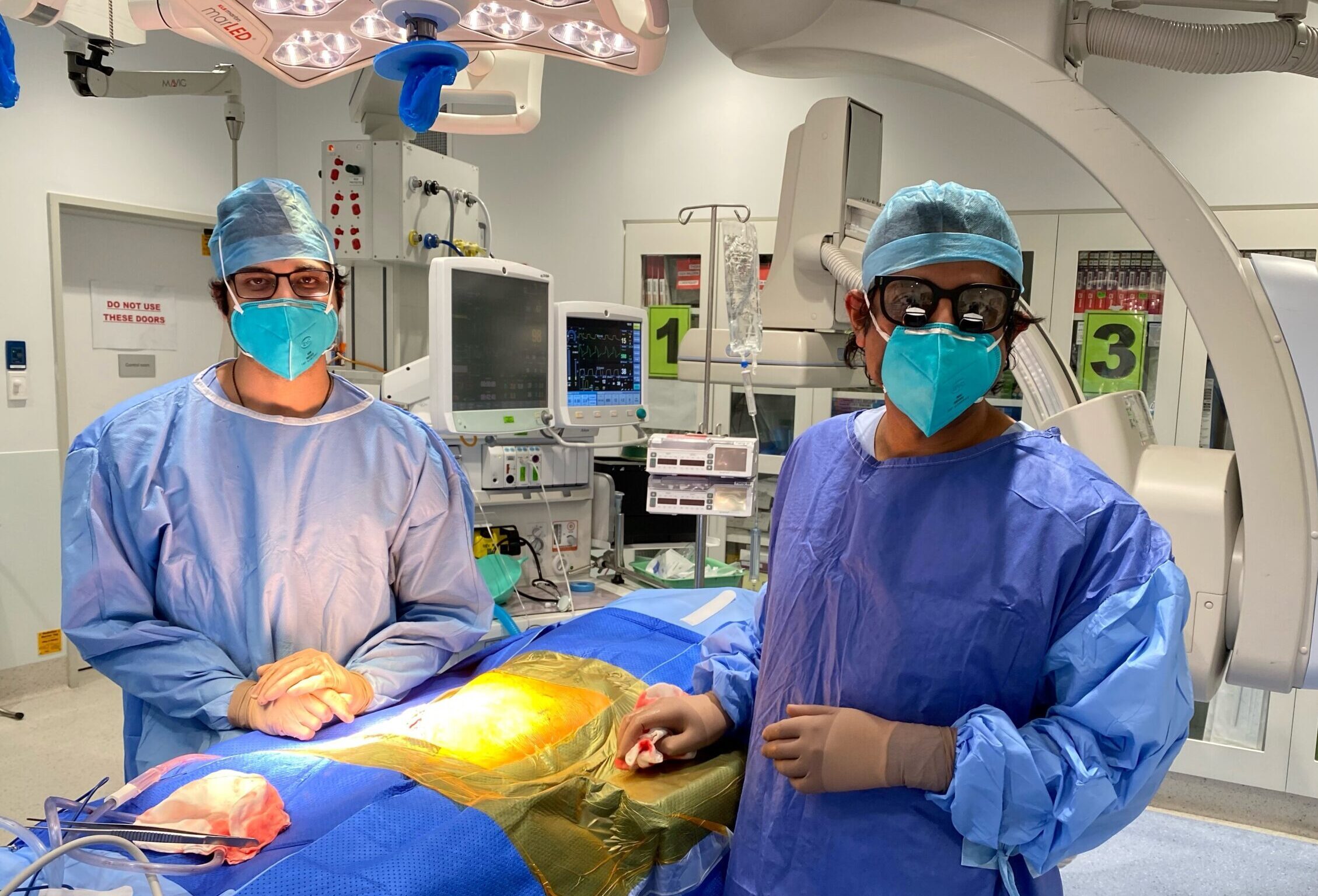 Dr Vikram and Animesh Singla kidney surgery