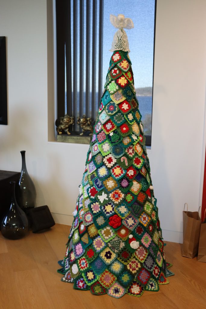 Crocheted Christmas Tree for AYAH fundraiser