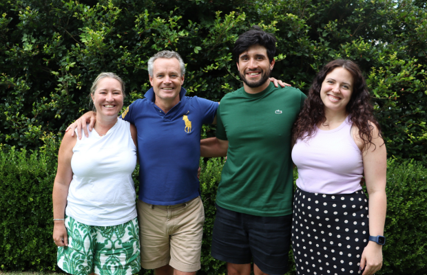 Emma, Paul, Carlos and Valeria