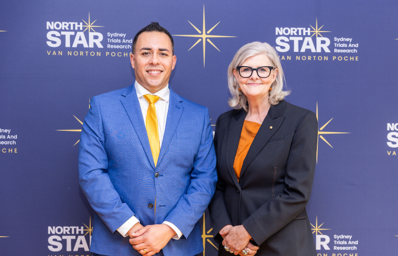 Her Excellency Ms. Sam Mostyn AC and Gilbert Lorquet
