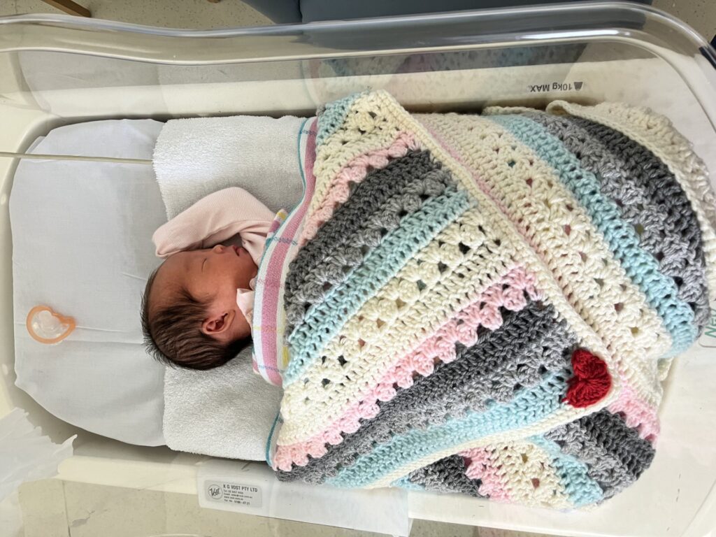 While Emma arrived early, she was strong and healthy