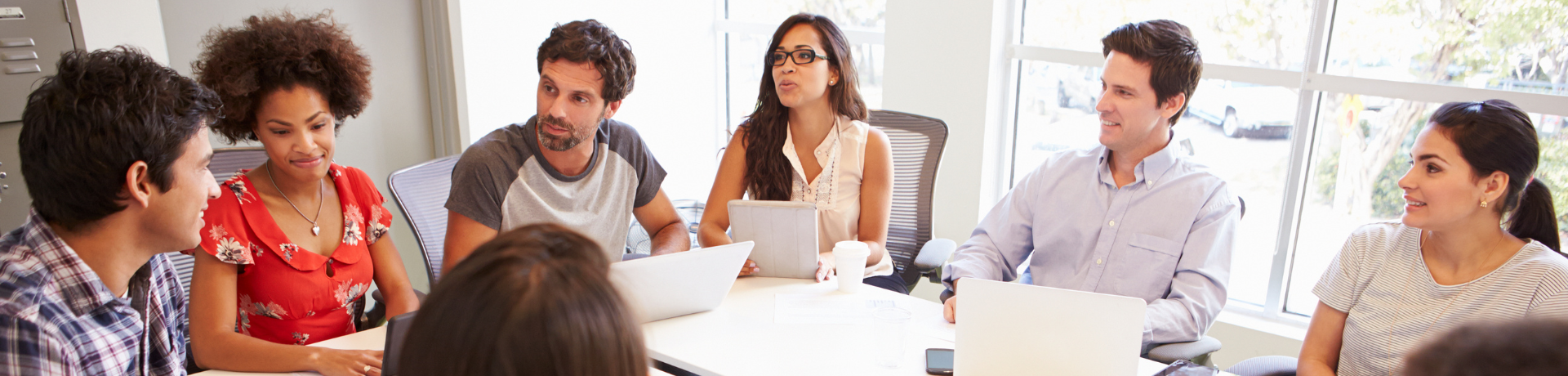 Group of staff in office