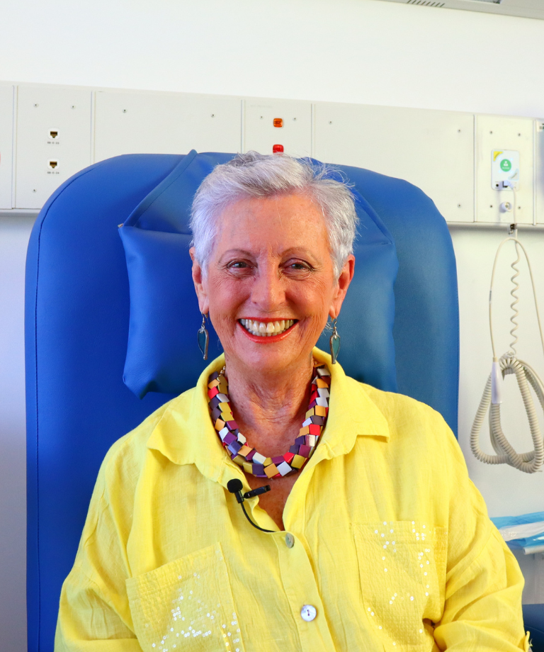 Carolyn Talbot - smiling woman in hospital