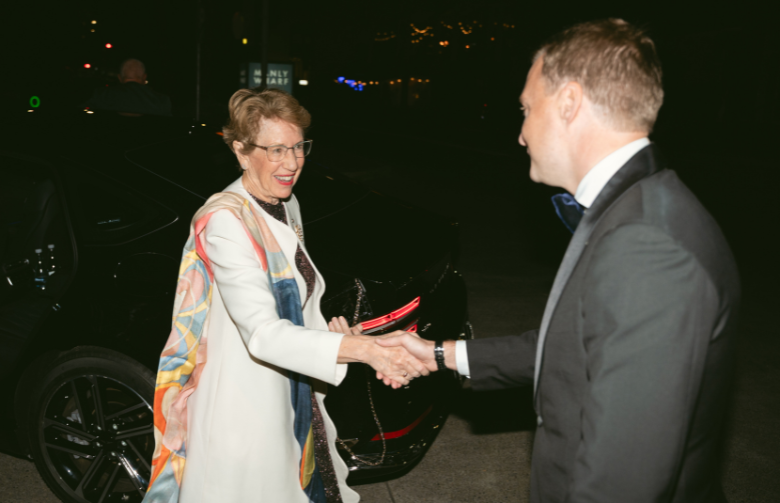 Her Excellency the Honourable Margaret Beazley AC KC, Governor of New South Wales and James Griffin MP