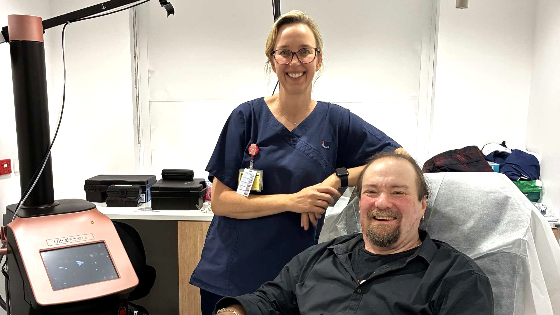 Andrew and Nurse Unit Manager Sally