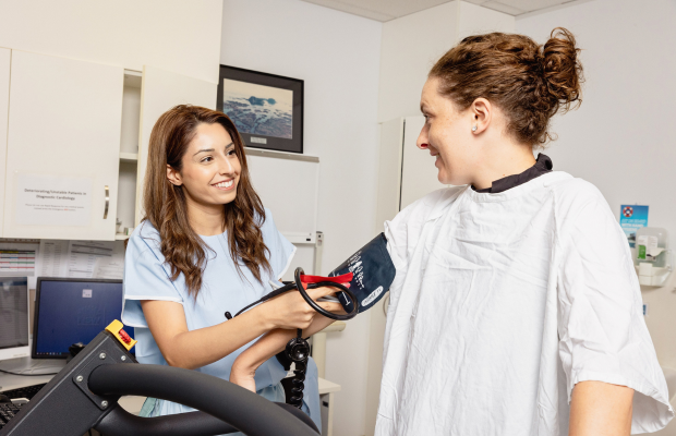 Clinician and patient